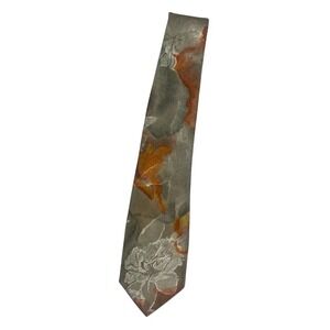 Vintage Giorgio Italian Floral Abstract Tie 100% Silk Italy